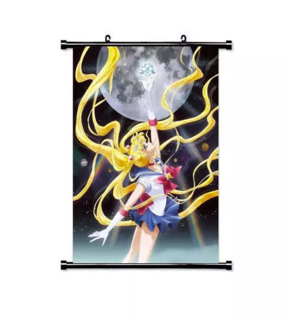 Großes 60x90CM Sailor Moon Wallscroll Poster Rollbild Anime Manga Deko Geschenk