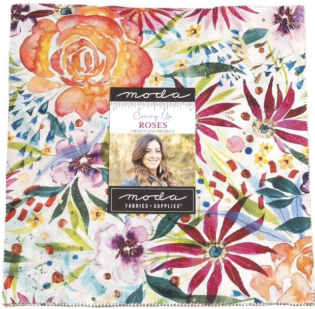 Coming Up Roses 10” Layer cake by Create Joy Project for Moda 3