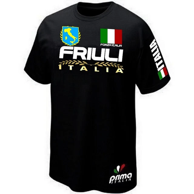 T-shirt Verona Veneto Italia - Noir, Coton, Manches Courtes, Neuf Avec étiquettes Pour Homme