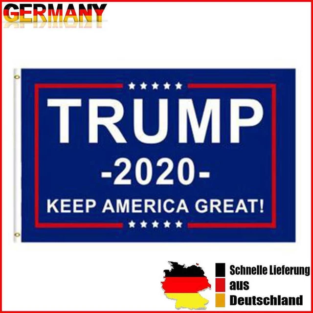 Bandiera elezioni americane tessuto bifacciale 2020 campagna Trump bandiera presidenziale