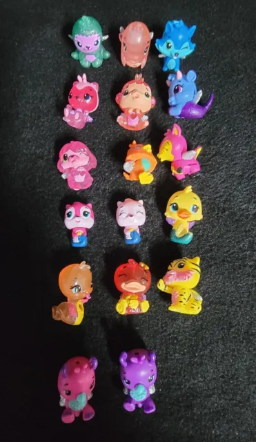 Lot of 17 Hatchimals Colleggtibles Assorted Mini Figures