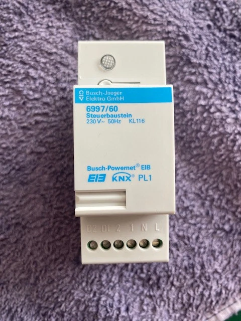 BUSCH-JAEGER 6997/60 POWERNET EIB KNX Steuerbaustein 2fach gebraucht EUR  25,00 - PicClick DE