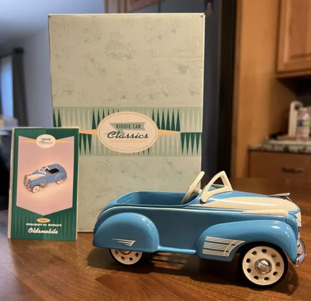 Hallmark Kiddie Car Classics 1941 Steelcraft Murray Oldsmobile Pedal Car Blue