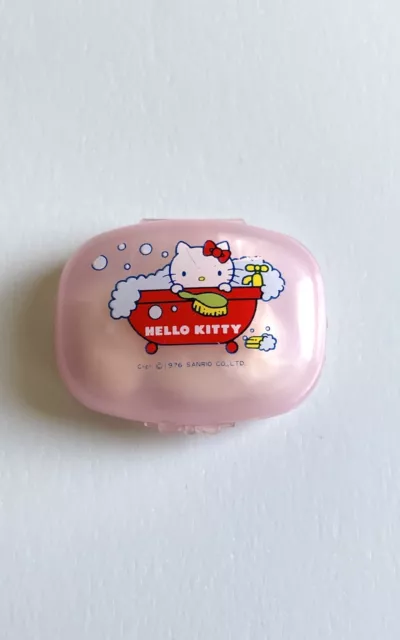 Vintage Anni 80❗️Hello Kitty Soap and Soapdish 1976 SANRIO Made In Japan