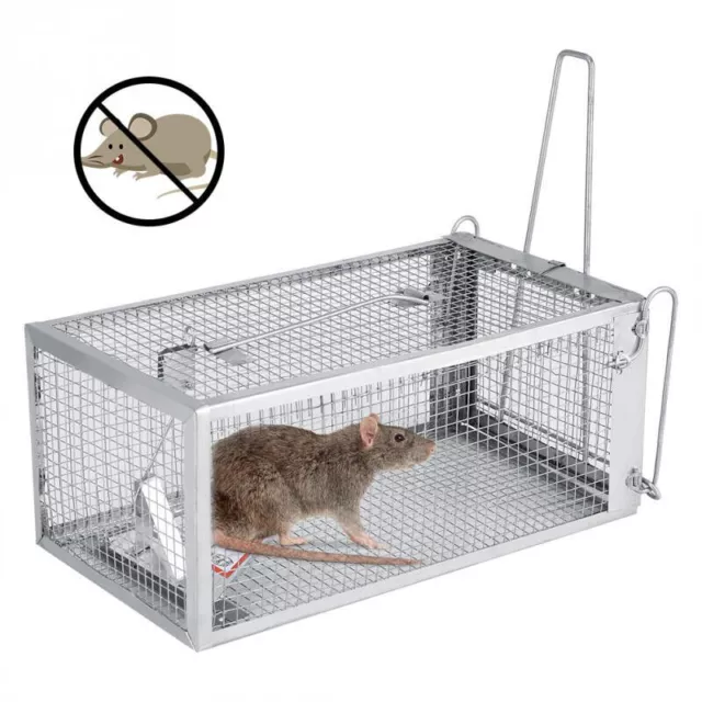 Live Humane Cage Trap for Rodent Rat Mice Squirrel Chipmunk Animal Catcher US