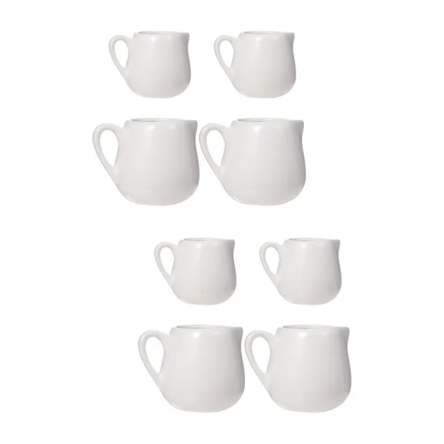 8 pz contenitore latte in ceramica caffè contenitore zucchero amanti brocca