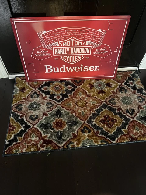 Budweiser Harley Davidson Metal Tin