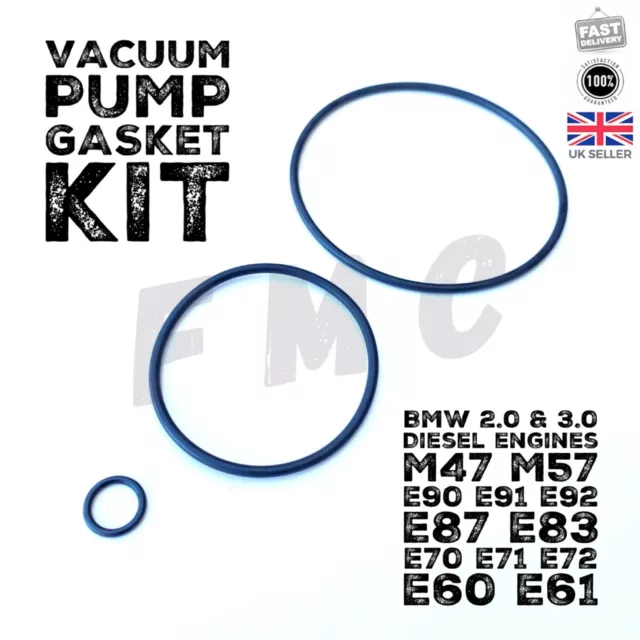 BMW 3.0 Diesel 2.0 Diesel 1 3 5 Series X3 X5 Vacuum Pump Gasket M41 M47 M51 M57