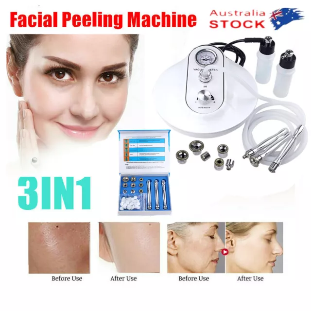 3 in 1 Hydro Microdermabrasion Facial Peeling Spa Diamond Dermabrasion Machine