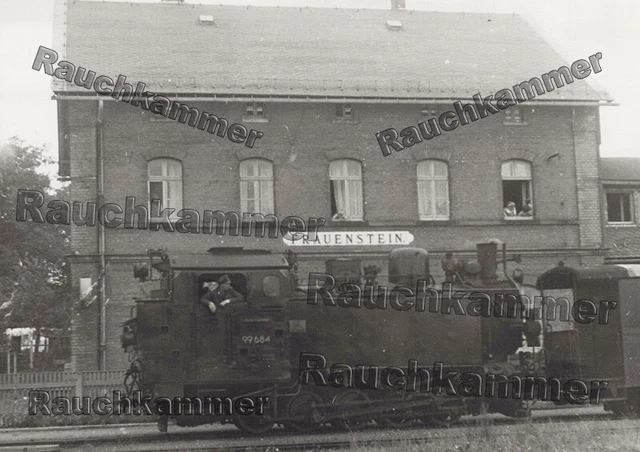 altes Baryt-Foto DR 99 684 Frauenstein 1969 - ca 10x15