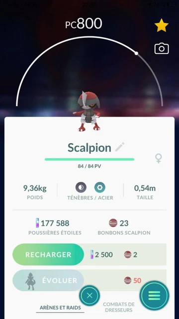 Pokémon Go Shedinja Shiny Chromatique - Échange/Munja, Pour Android, Neuf