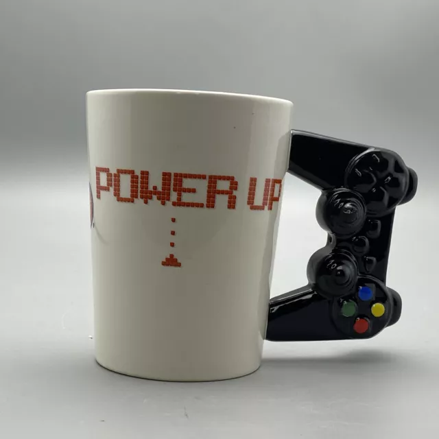 Power up mug Game pad Controller GAME OVER Handle  Dave And Busters Coffee  Cup