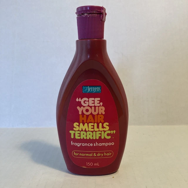 &GEE, YOUR HAIR SMELLS TERRIFIC" Jergens 70’s Shampoo Original/Empty
