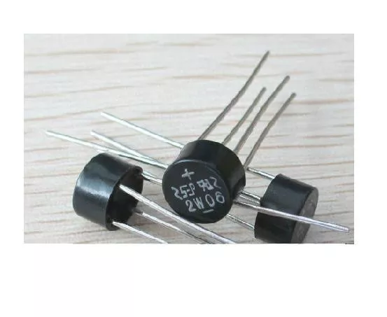 5pcs NEW  Bridge Rectifier 2W06 2A 600V diode 2 amp 600 Volt Full Wave Rectifier