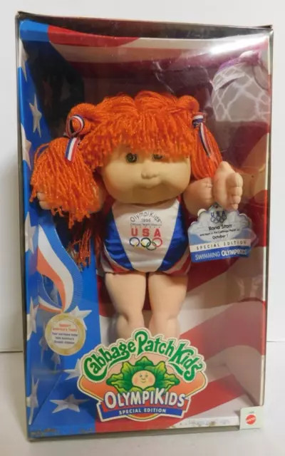 Vintage Cabbage Patch Kids 1996Olimpics Olimpikids Special/Editi Rona Starr Doll