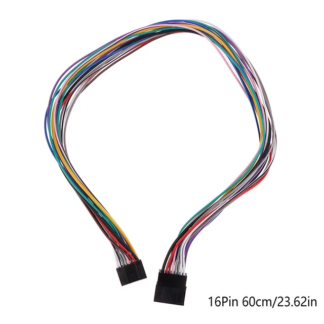 16 PIN CAR Stereo Radio ISO Wire Harness Kits Power Speak ACC Extension 60cm 8.82 PicClick AU
