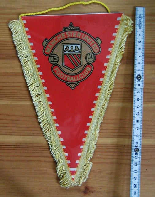 ALTER MANCHESTER UNITED Wimpel Merch Fußball England Football Club 17cm EUR 14,99 - DE