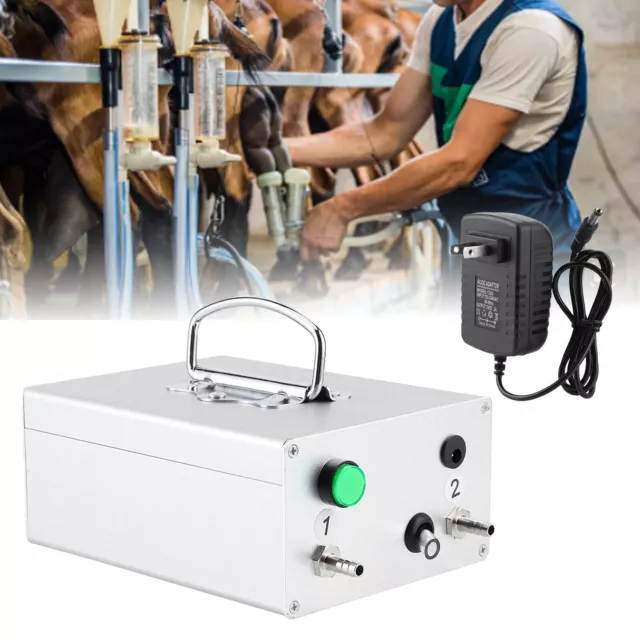Elektrische Vakuumpumpe 48W für Melkmaschine Melken Kühe Ziege Milker Melkeimer