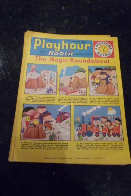 PLAYHOUR & ROBIN - (1973) - Date 09/06/1973 - Inc "The Magic Roundabout"