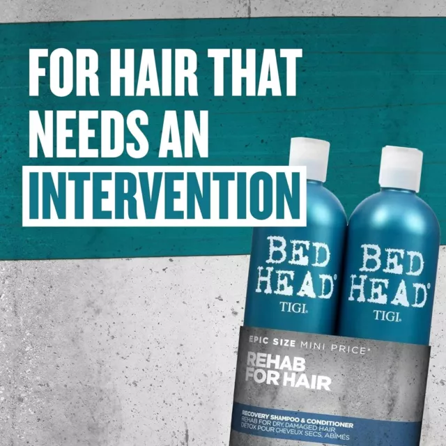 Bed Head by TIGI | Recovery Shampoo and Conditioner Set | Professional Moisturis