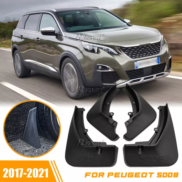 4X Bavette Splash Avant Arrière Pour Peugeot 5008 2017-2022 Pré-Facelift