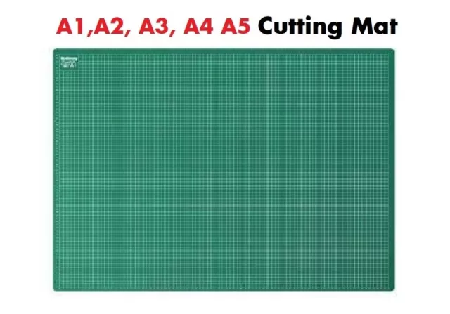 A1, A2 A3 A4 A5 Cutting Mat Non Slip Printed Grid Lines Craft Model DIY Board UK