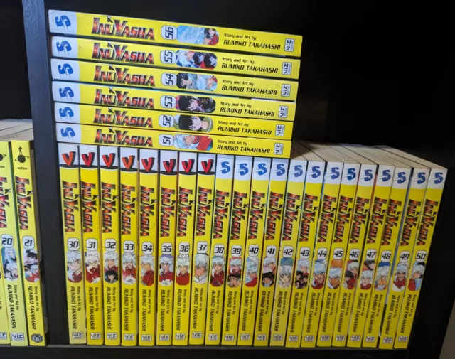 Inuyasha English Manga Volume 1 - 56 Complete Set Lot Rumiko Takahashi VIZ 3