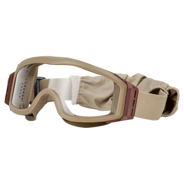 Valken Airsoft V-TAC Tango Protective Eye Goggle System Single Tan