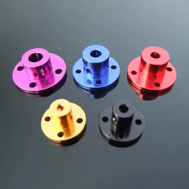 Colored Aluminum Alloy Flange Coupling Motor Guide Shaft Coupler Connector 3-8mm