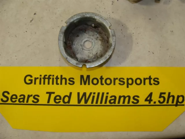 73 Sears Tecumseh 4.5hp outboard Ted williams recoil cup bowl catch boss basket