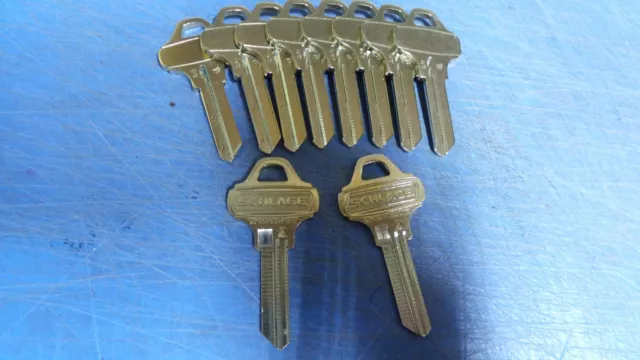 10 – Genuine Schlage Everest C145 Key Blanks, these have “DO NOT DUPLICATE” on t