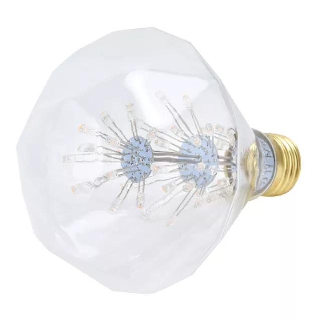 Vintage Glass LED Light Bulb 3W E27 Antique Festive Decorative Round