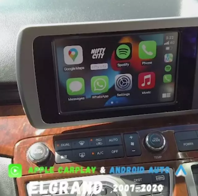 For Nissan Elgrand 2007-2020 Apple CarPlay & Android Auto OEM Integration