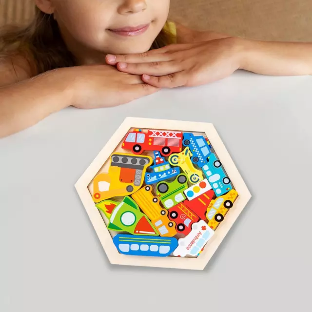 Wooden Infant Puzzles Cute for Kids Beginner Preschool Educational