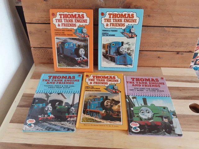 THOMAS THE TANK engine and friends x 5 ladybird books first edition ...