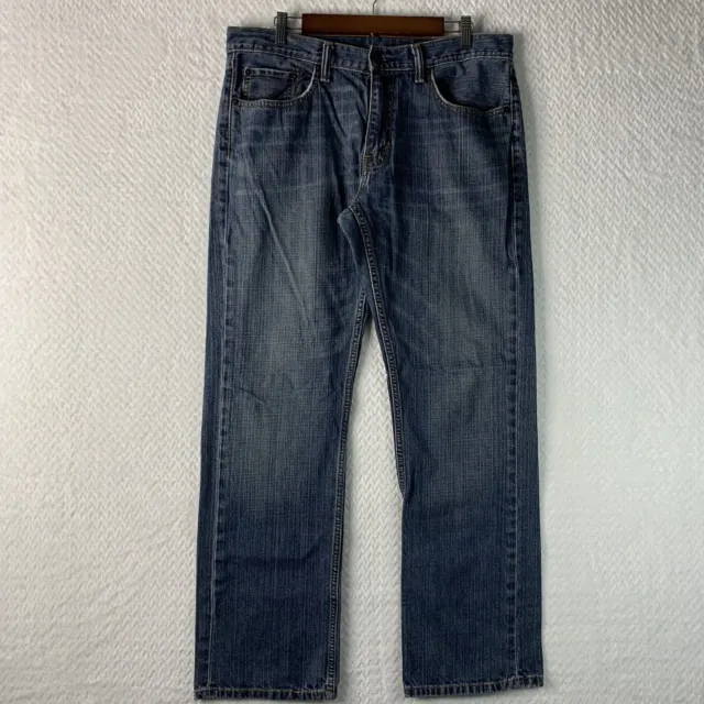Levi's 559 Jeans Men's 34/32 Relaxed Straight Fit Blue Cotton Denim Actual 36/31