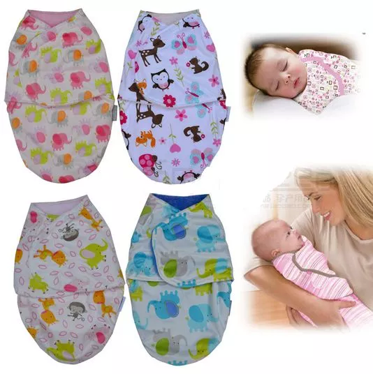 Unisex Baby Newborn Swaddle Wrap Bedding Bag Animal Star Desgin  0 - 3 Months Uk