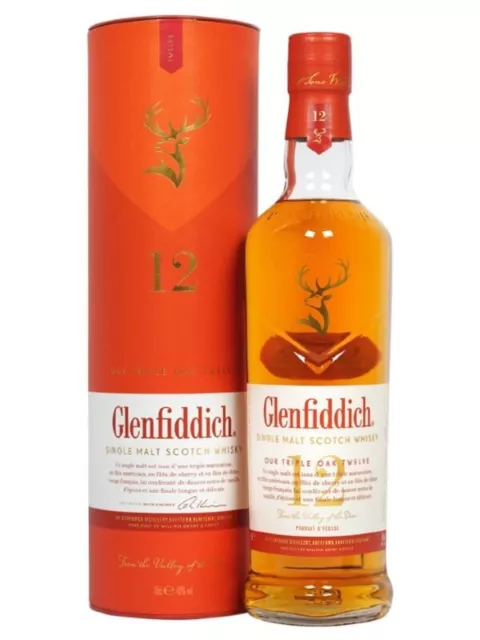 Glenfiddich 12YO Triple Oak Single Malt Scotch Whisky 700ml Boxed