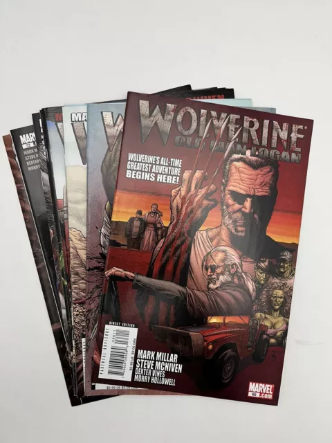 Wolverine Old Man Logan Complete Set #66-72 VFNM 2008 Marvel Comic Giant-Size 🦝