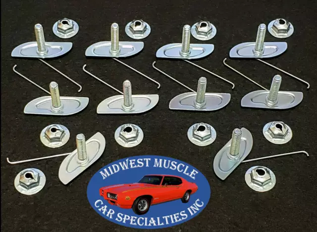 5/8"-1 1/4" Trim Moulding Molding Clips Nuts For Chrysler Dodge Plymouth 10pcs M