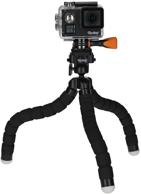 Gorilla Pod Mini treppiede con gambe flessibili testa a sfera Rollei Monkey Set