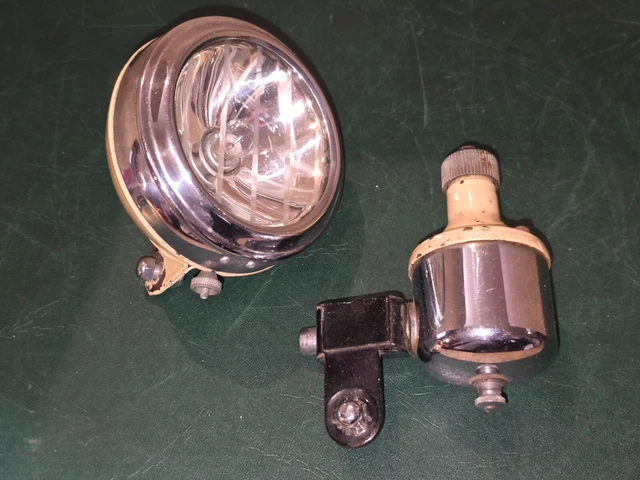 RARE !! ENSEMBLE Velo Phare Rapid Dynamo Feu Rouge De Velo Ancien (27) EUR 99,99 - FR