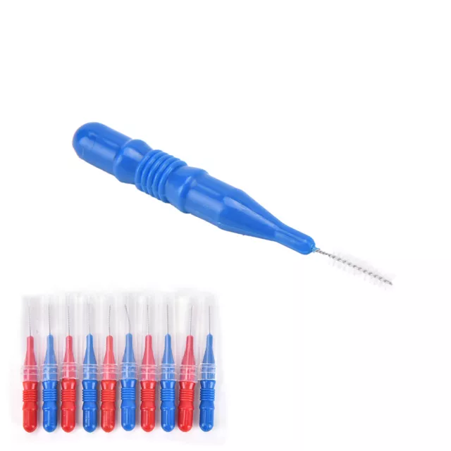 50Pcs Clean Tooth Floss Head Hygiene Dental Plastic Interdental Brush Toothpick