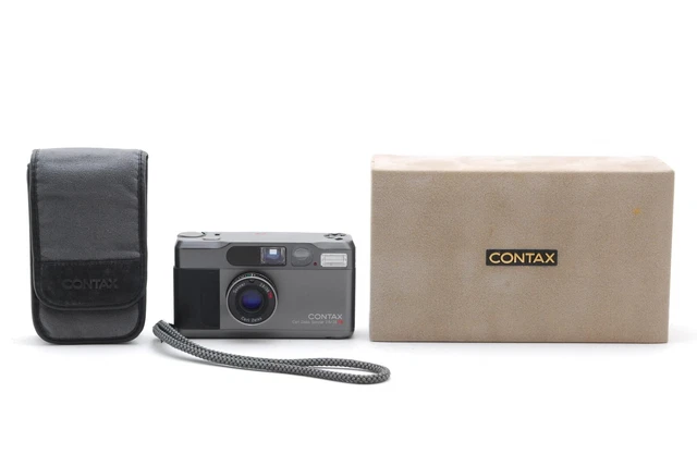 All Works [MINT w/Box] Contax T2 Titan Back 35mm Point&Shoot Film Camera JAPAN