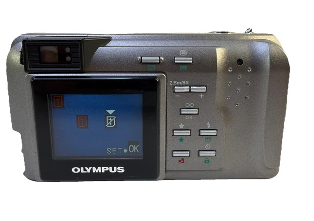 OLYMPUS CAMEDIA D-450 Zoom Digital Camera 1.3 MP TESTED Batteries