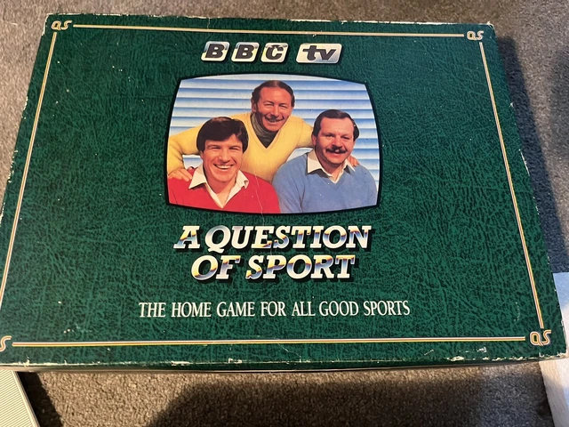 A Question of Sport Brettspiel 1986 BBC TV komplett. Inklusive Promi-Karten