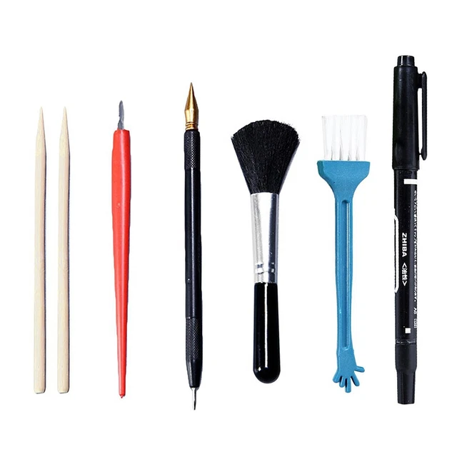 Herramienta de pintura rasguños reparación pluma lápiz arañazos arte papeles tableros herramientas conjunto de artes