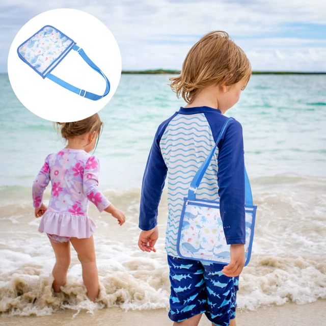 Wasserdichte Strandtasche Für Kinder - Verstellbarer Rucksack Mit Cartoon-Motiven