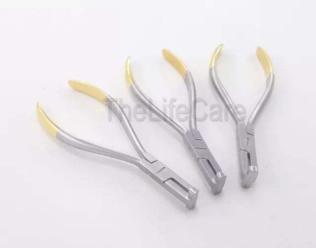 Pinces à pas dentaires 1 mm détail fil d'arc pliage formation outils de laboratoire orthodontique