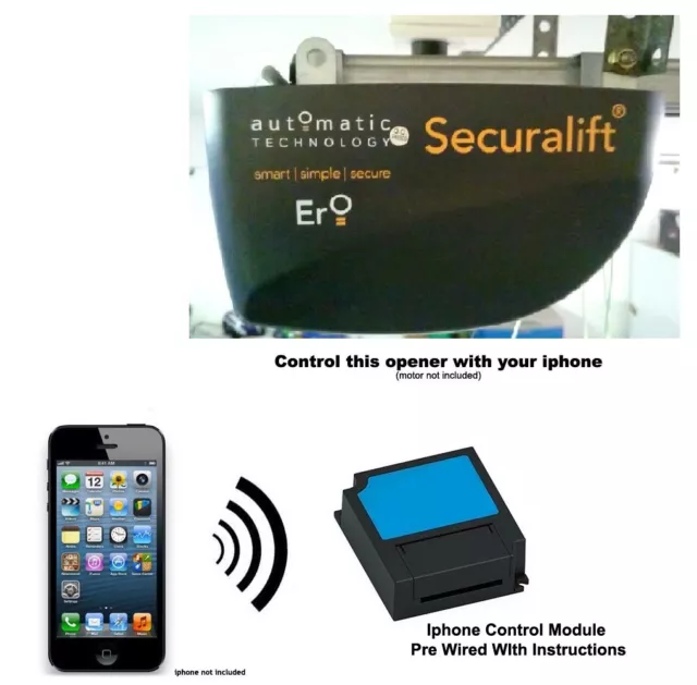 Iphone Remote Control Your ATA GDO-11v1 Securalift ero Garage Door Opener ptx5v2